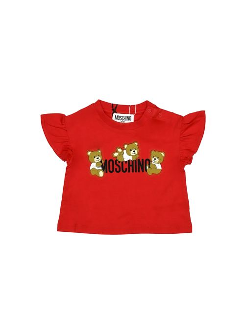 T-shirt, bambina, logata. MOSCHINO | MDM03I LAA0350109